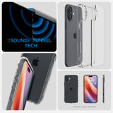 ETUI SPIGEN ULTRA HYBRID IPHONE 16 PLUS CRYSTAL CLEAR TRANSPARETNE