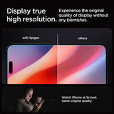 SZKŁO HARTOWANE SPIGEN GLAS.TR ”EZ FIT” 2-PACK IPHONE 16 PRO MAX CLEAR TRANSPARETNE
