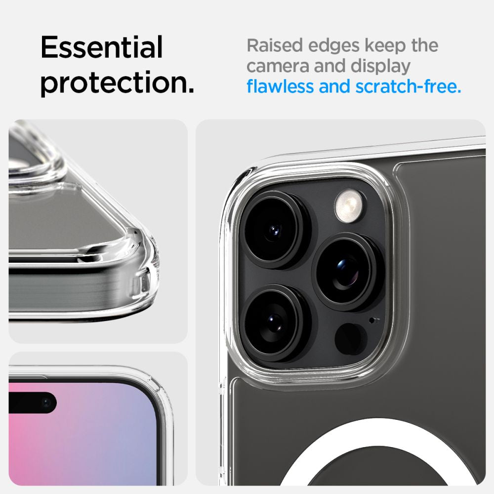 ETUI SPIGEN ULTRA HYBRID ”T” MAG MAGSAFE IPHONE 16 PRO BIAŁE