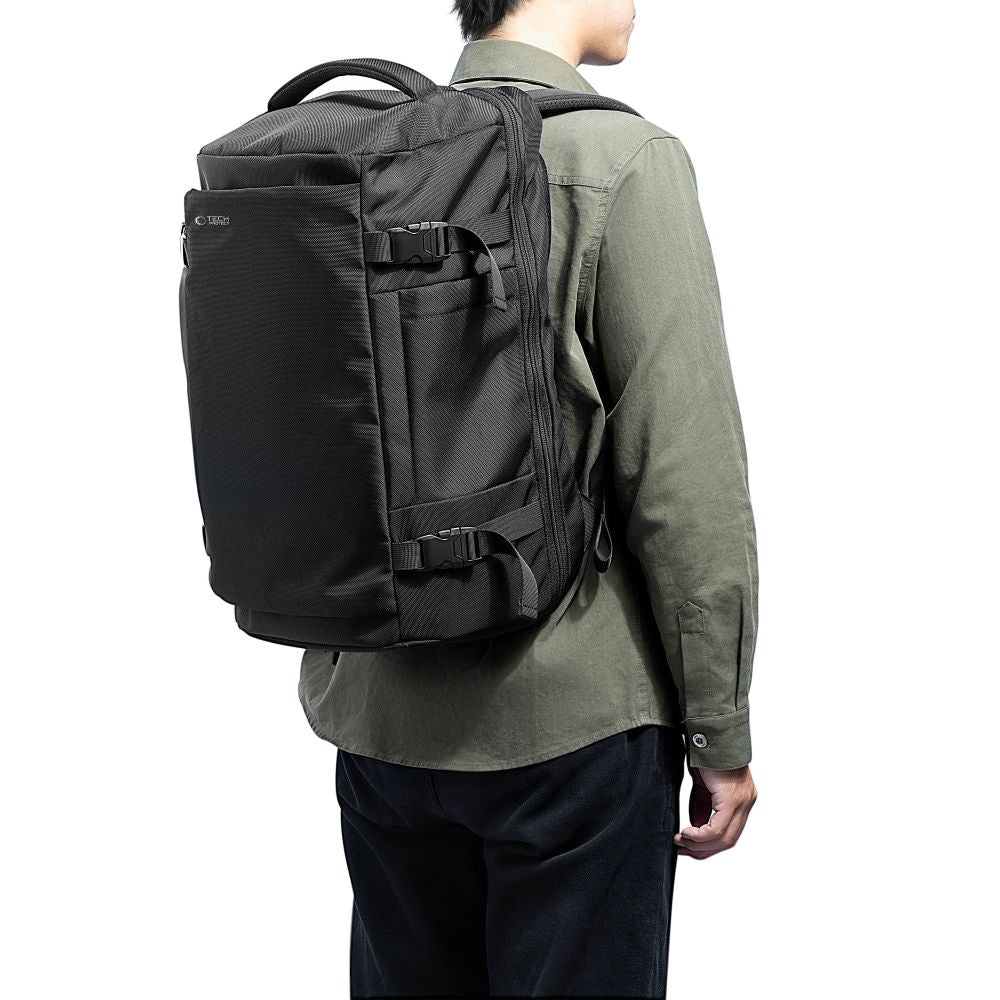 TORBA NA LAPTOPA TECH-PROTECT DEFENDER S40 TRAVEL LAPTOP BACKPACK 40L CZARNA