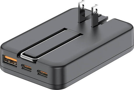 ŁADOWARKA BEZPRZEWODOWA BUDI 2XUSBC/30W 1XUSB-A/18W MAGSAFE 15W CZARNA