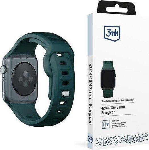 PASEK SILIKONOWY 3MK SILICONE WATCH STRAP FOR APPLE WATCH 42 / 44 / 45 / 49 MM ZIELONY