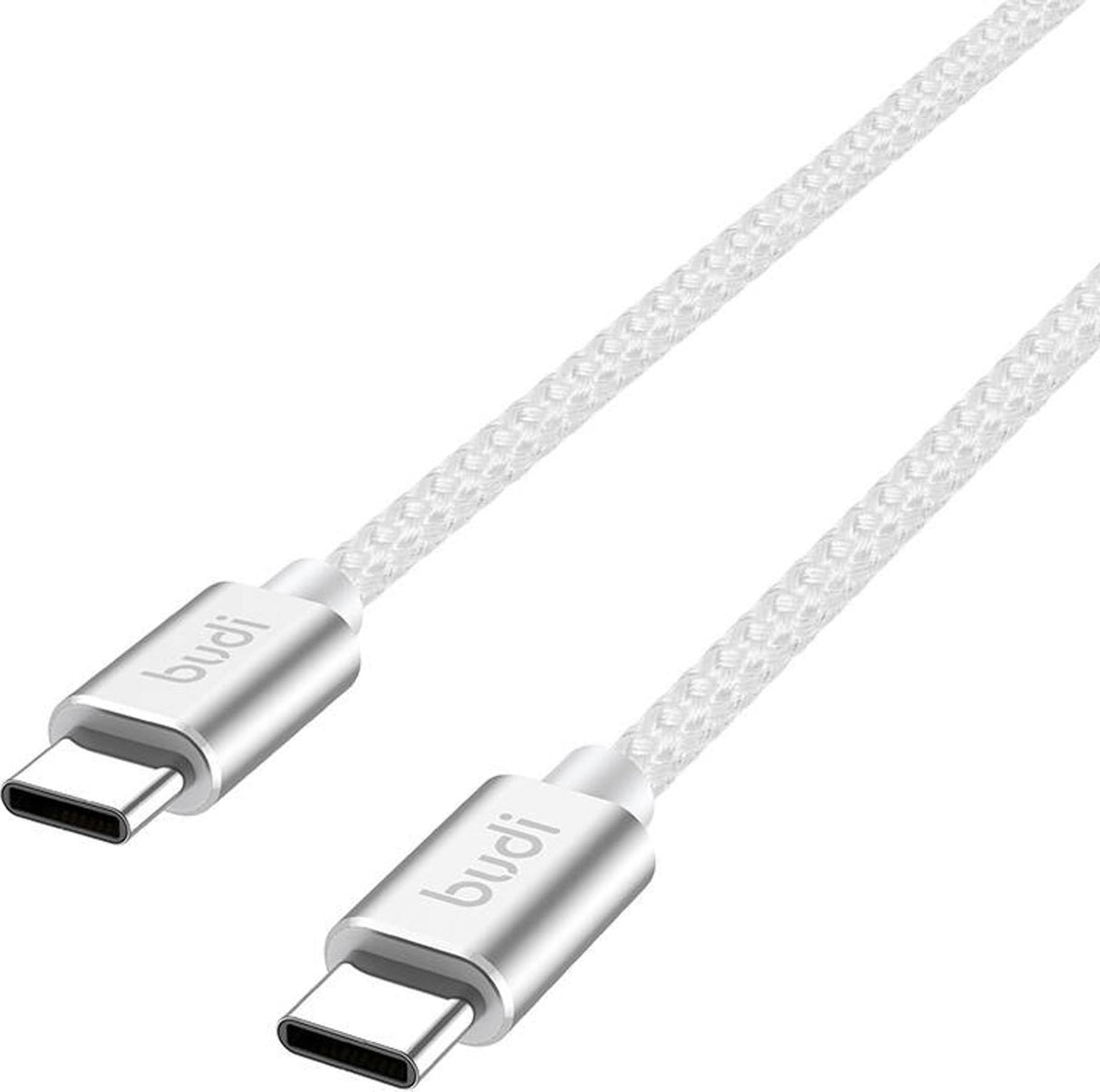 KABEL USB C DO USB C BUDI 65W 1,5M BIAŁY