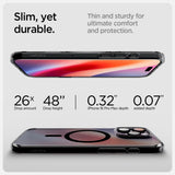 ETUI SPIGEN ULTRA HYBRID ”T” MAG MAGSAFE IPHONE 16 PRO FROST BLACK MATOWE CZARNE
