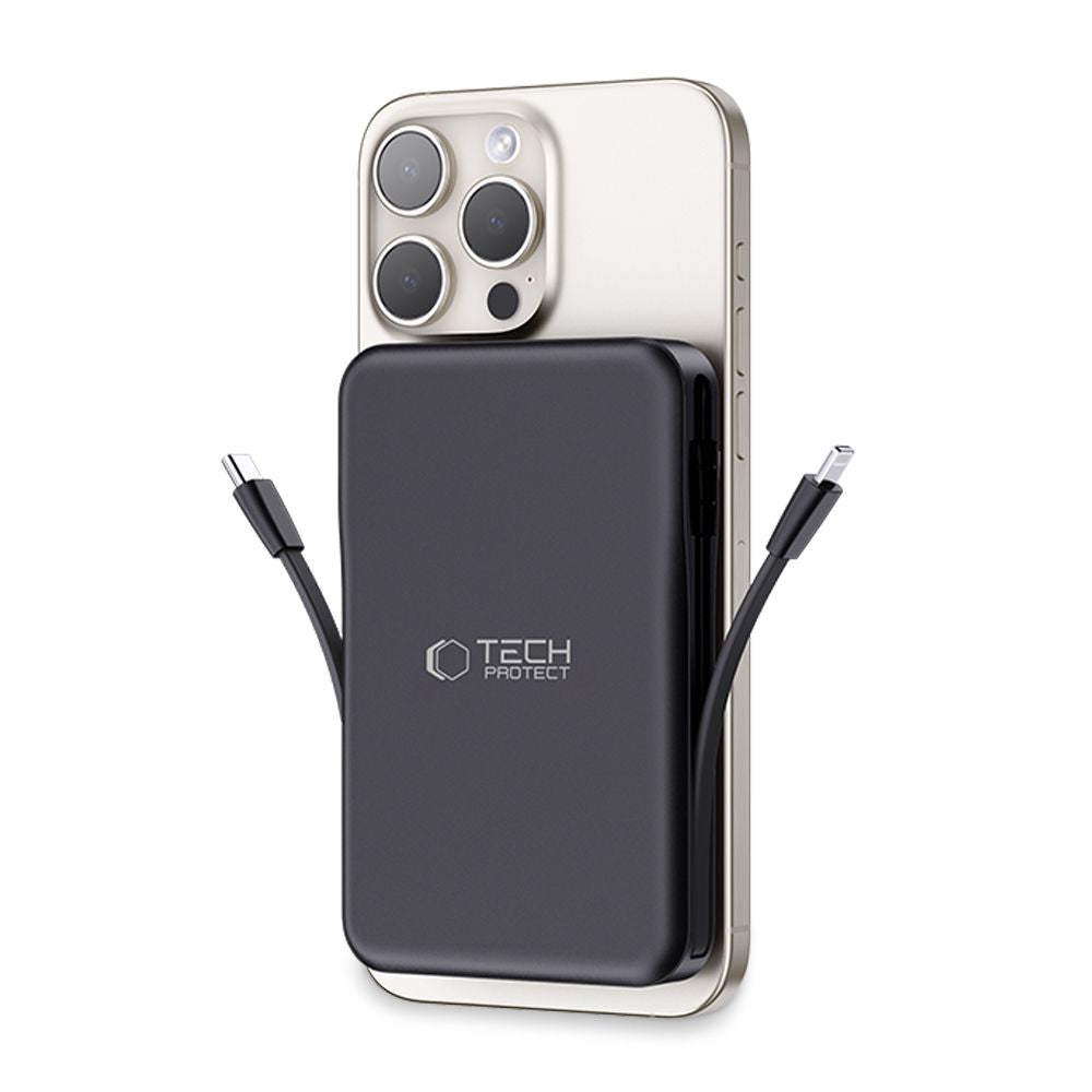 POWERBANK TECH-PROTECT PB31 LIFEMAG MAGSAFE POWER BANK 10000MAH CZARNY