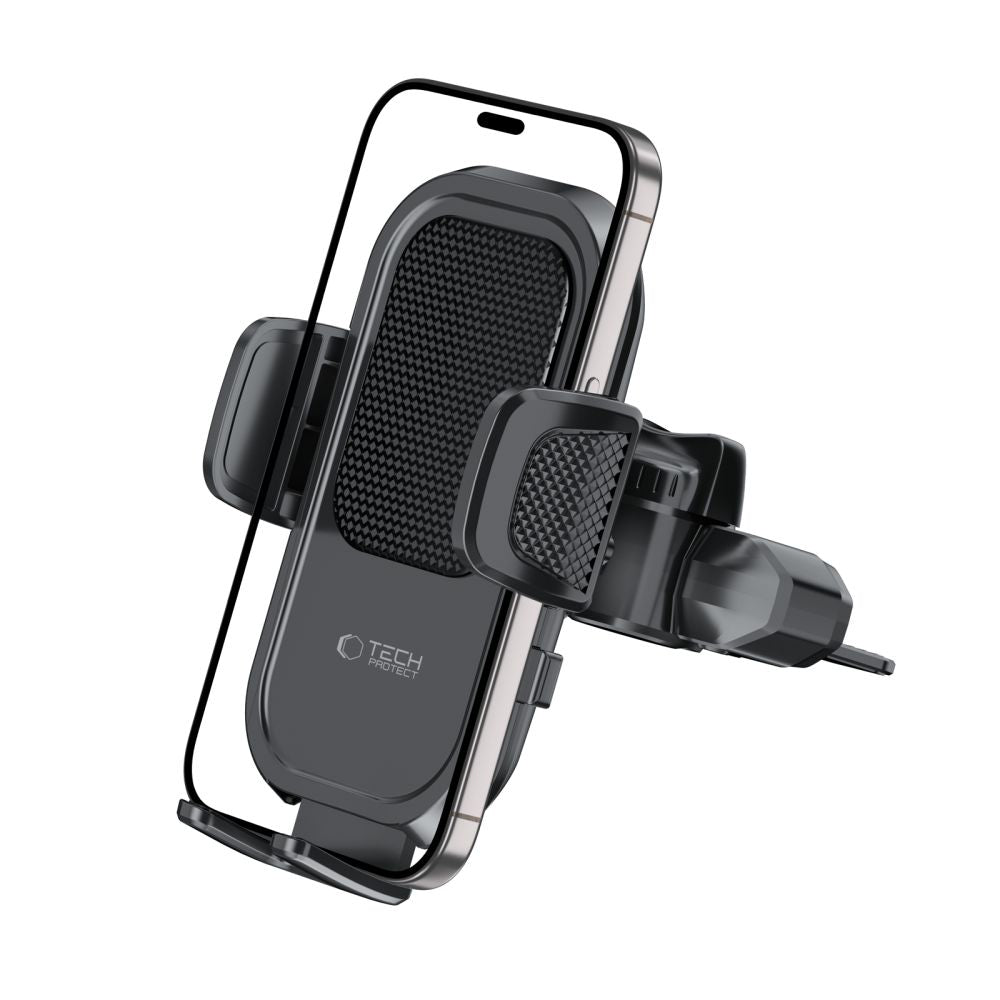 UCHWYT DO SLOTU CD I KRATKE NAWIEWU TECH-PROTECT V8 UNIVERSAL CD & VENT CAR MOUNT CZARNY