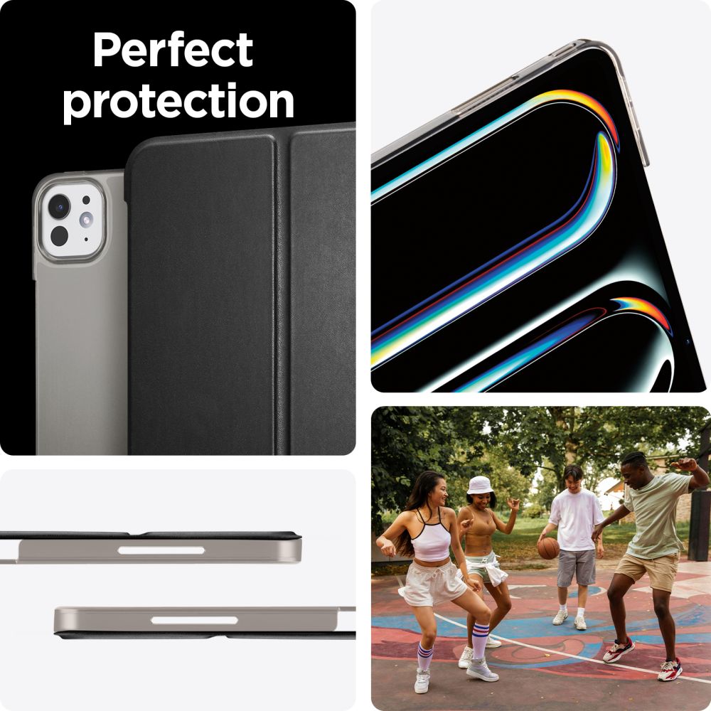 ETUI SPIGEN SMART FOLD IPAD PRO 11” 5 / 2024 CZARNE