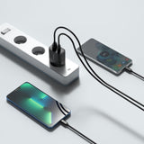 ŁADOWARKA SIECIOWA TECH-PROTECT C30W 2-PORT NETWORK CHARGER PD30W/QC3.0 CZARNA