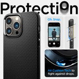 ETUI SPIGEN LIQUID AIR IPHONE 14 PRO CZARNE
