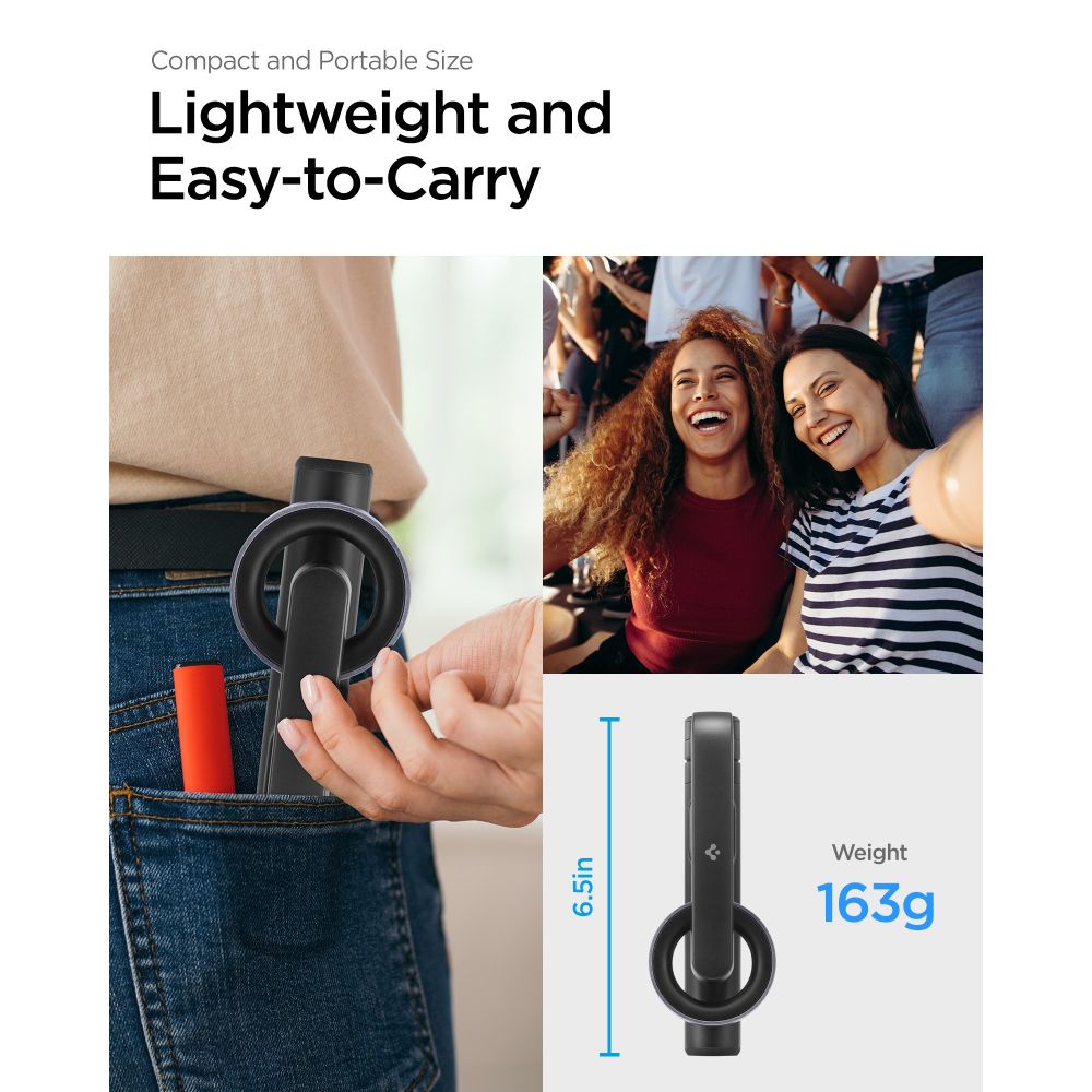 SELFIE STICK TRIPOD SPIGEN S570W MAGSAFE BLUETOOTH CZARNY