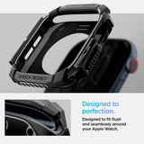 PASEK NAKŁADKA SPIGEN RUGGED ARMOR APPLE WATCH 10 (42 MM) CZARNY