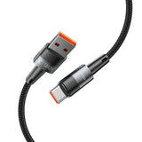 KABEL TECH-PROTECT ULTRABOOST TYPE-C CABLE 66W/6A 25CM SZARY