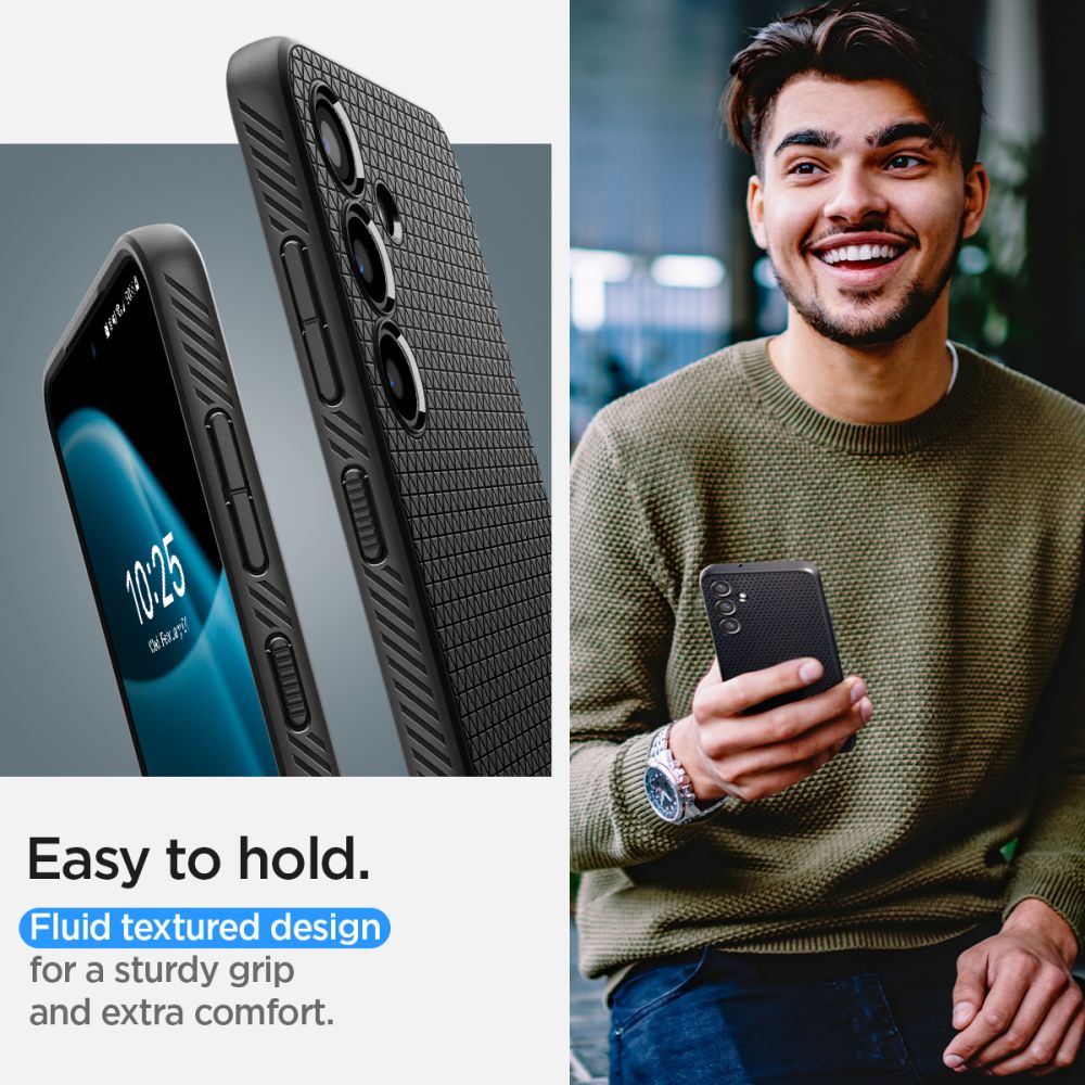ETUI SPIGEN LIQUID AIR SAMSUNG GALAXY S24+ PLUS CZARNE