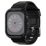 PASEK SPIGEN RUGGED ARMOR ”PRO” APPLE WATCH 4 / 5 / 6 / 7 / 8 / 9 / SE (44 / 45 MM) CZARNY