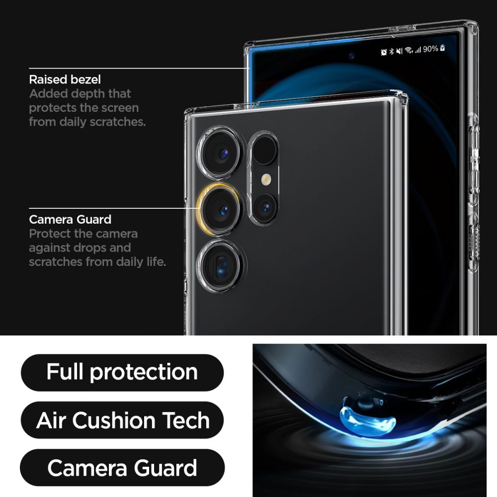 ETUI SPIGEN LIQUID CRYSTAL SAMSUNG GALAXY S24 ULTRA TRANSPARETNE