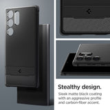 ETUI SPIGEN RUGGED ARMOR SAMSUNG GALAXY S23 ULTRA CZARNE