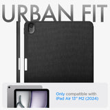 ETUI SPIGEN URBAN FIT IPAD AIR 13” 1 / 2 / 2024-2025 BLACK CZARNE