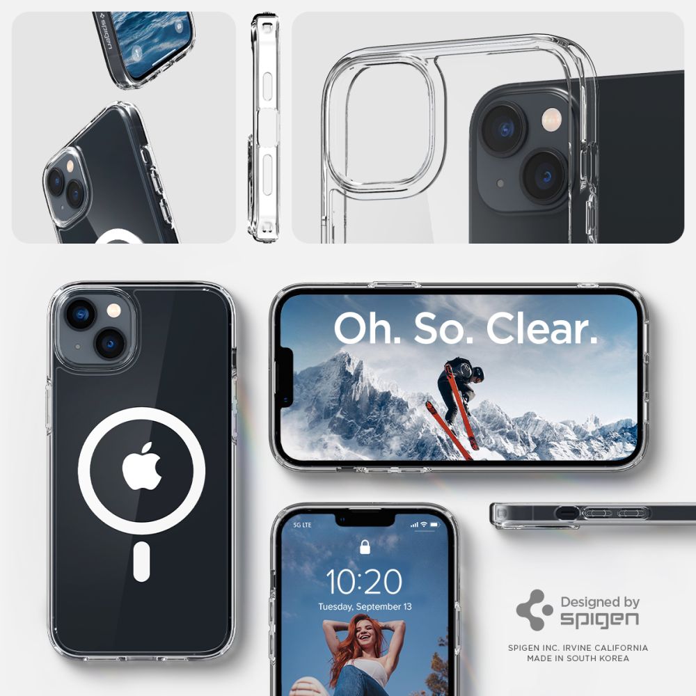 ETUI SPIGEN ULTRA HYBRID MAG MAGSAFE IPHONE 14 BIAŁE