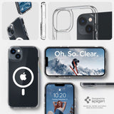 ETUI SPIGEN ULTRA HYBRID MAG MAGSAFE IPHONE 14 BIAŁE
