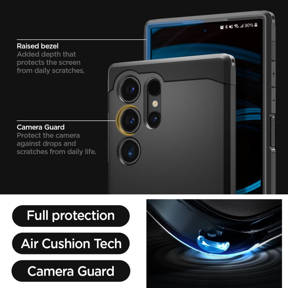 ETUI SPIGEN TOUGH ARMOR SAMSUNG GALAXY S24 ULTRA BLACK CZARNE