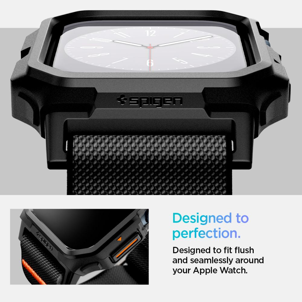 PASEK SPIGEN LITE FIT ”PRO” APPLE WATCH 10 (46 MM) MATTE BLACK CZARNY