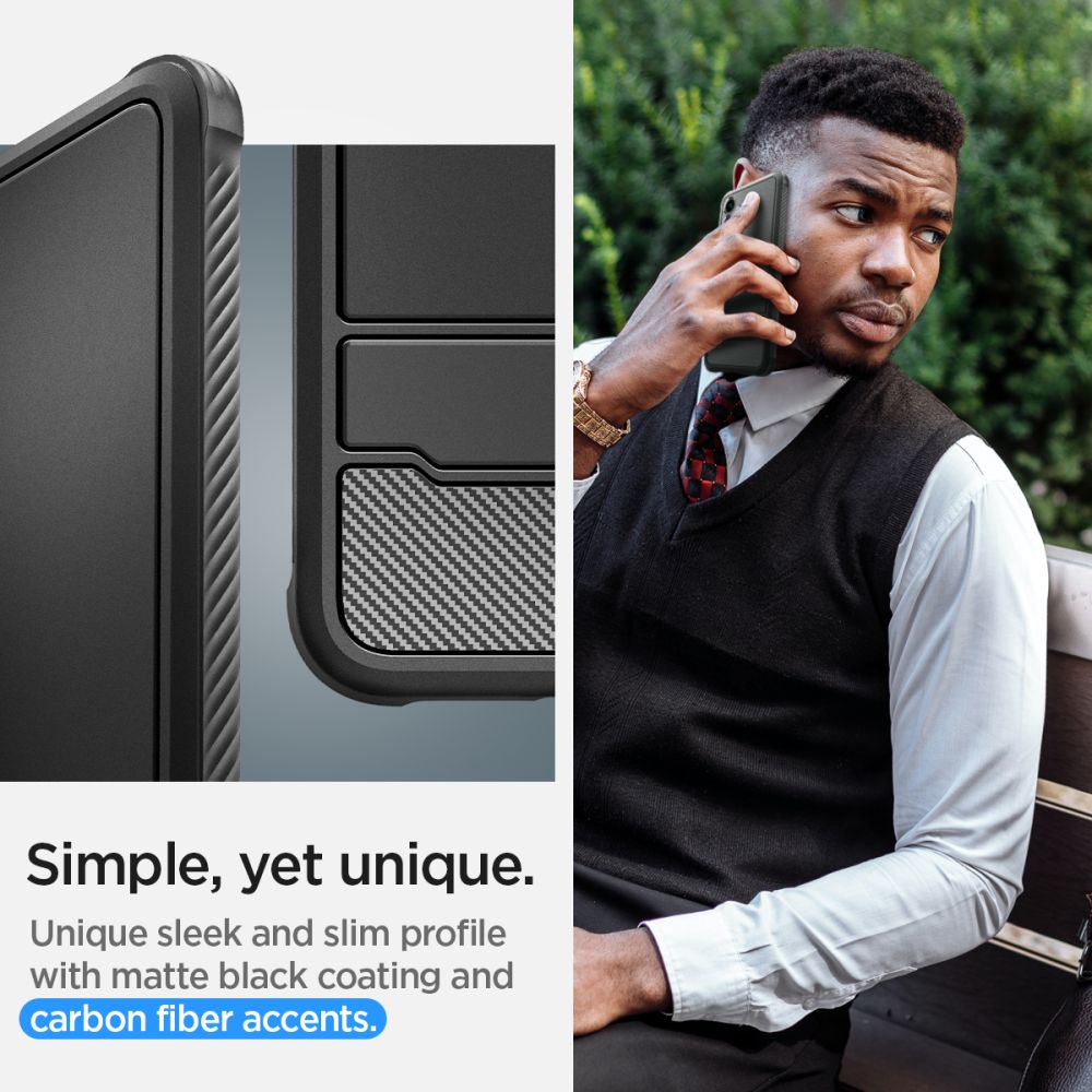 ETUI SPIGEN RUGGED ARMOR SAMSUNG GALAXY S24+ PLUS CZARNE