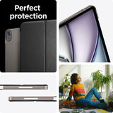 ETUI SPIGEN SMART FOLD IPAD AIR 13” 1 / 2 / 2024-2025 BLACK CZARNE