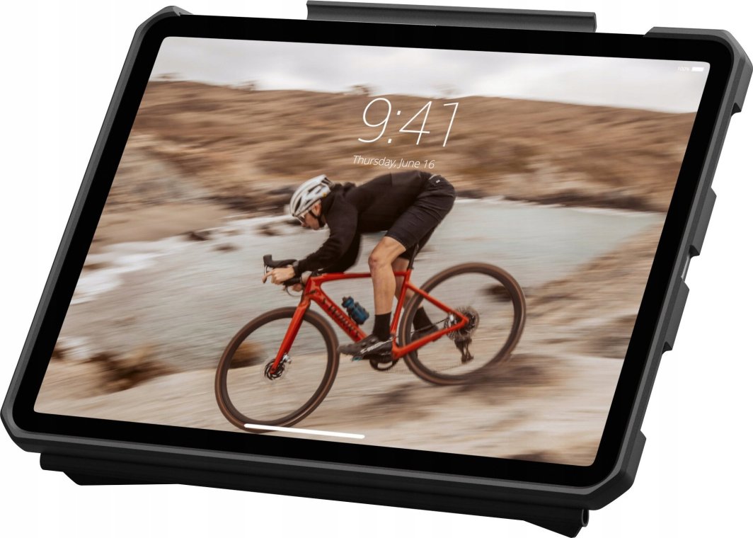 ETUI UAG ESSENTIAL ARMOR Z PODSTAWKĄ I UCHWYTEM NA APPLE PENCIL DO IPAD AIR 11" 2024 - CZARNE