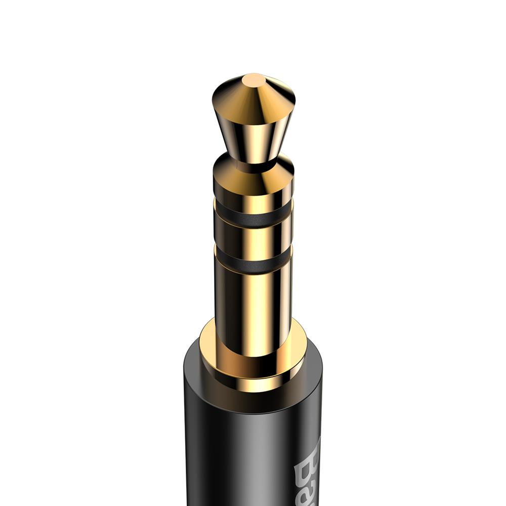 BASEUS KABEL AUDIO YIVEN M01 USB-C - JACK 3,5 MM 1,2 M CZARNY