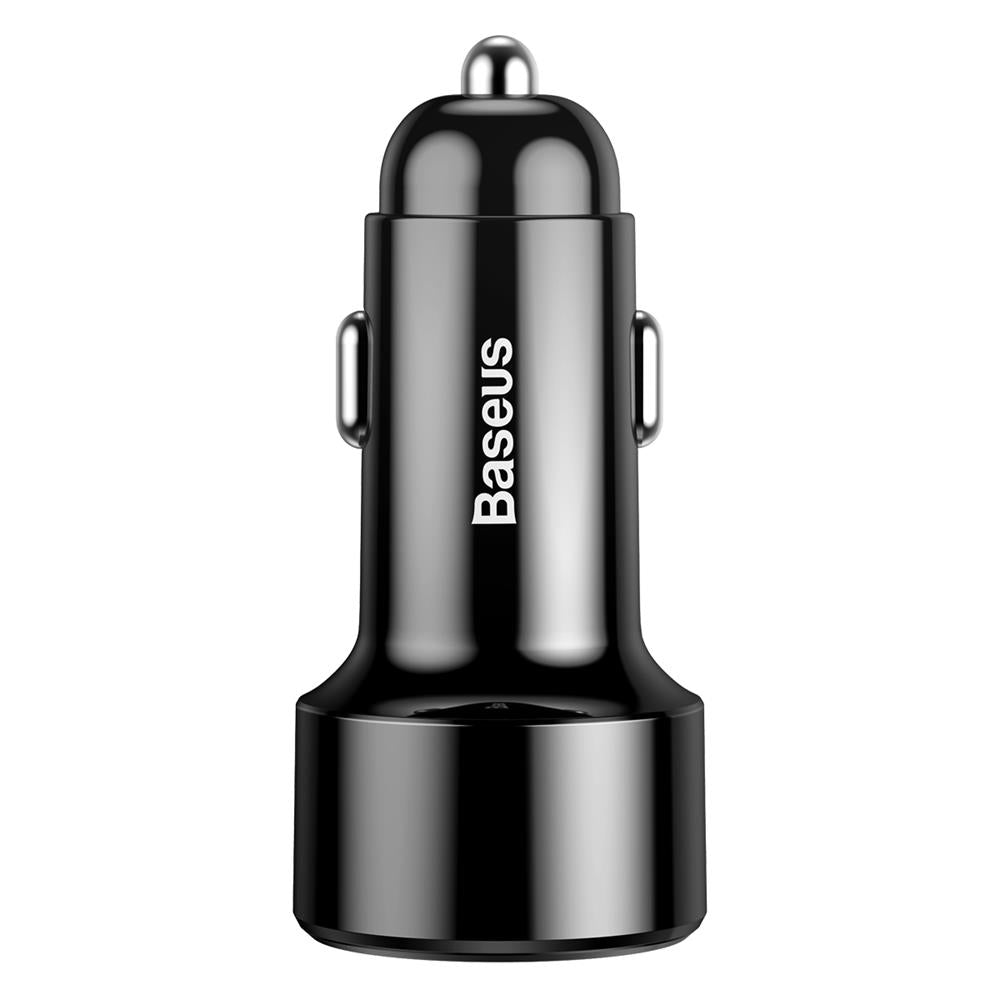 BASEUS ŁADOWARKA SAMOCHODOWA MAGIC PPS QC 3.0+ USB + PD CZARNA 45W