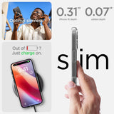 ETUI SPIGEN ULTRA HYBRID MAG MAGSAFE IPHONE 16 PLUS TRANSPARETNO BIAŁE