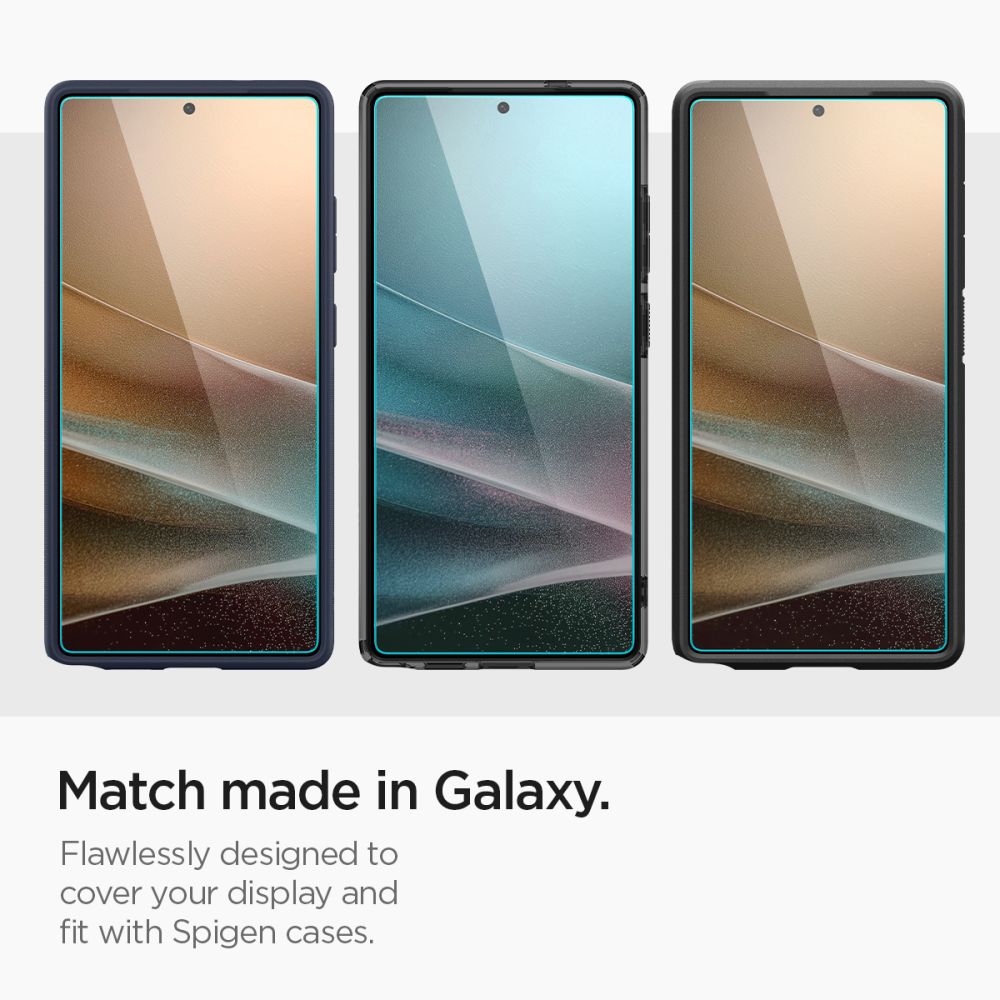 SZKŁO HARTOWANE SPIGEN GLAS.TR ”EZ FIT” HD 2-PACK SAMSUNG GALAXY S25 ULTRA CLEAR
