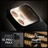 ETUI SPIGEN OPTIK ARMOR MAG MAGSAFE IPHONE 15 PRO MAX CZARNE