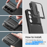 ETUI SPIGEN OPTIK ARMOR SAMSUNG GALAXY S24 BLACK CZARNE