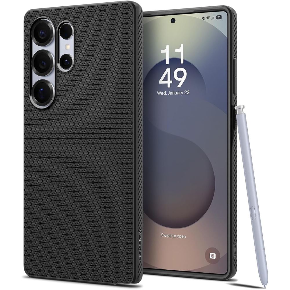 ETUI SPIGEN LIQUID AIR SAMSUNG GALAXY S25 ULTRA CZARNE