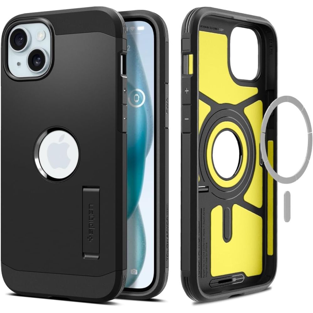 ETUI SPIGEN TOUGH ARMOR MAG MAGSAFE IPHONE 15 CZARNE