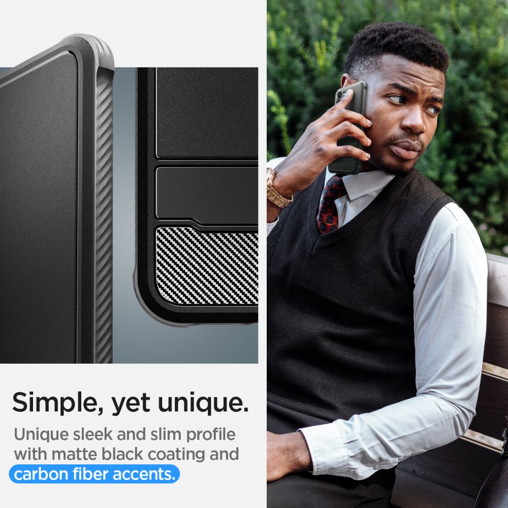 ETUI SPIGEN RUGGED ARMOR SAMSUNG GALAXY S23 CZARNE