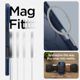 ETUI SPIGEN THIN FIT MAG MAGSAFE IPHONE 16 NAVY BLUE NIEBIESKIE