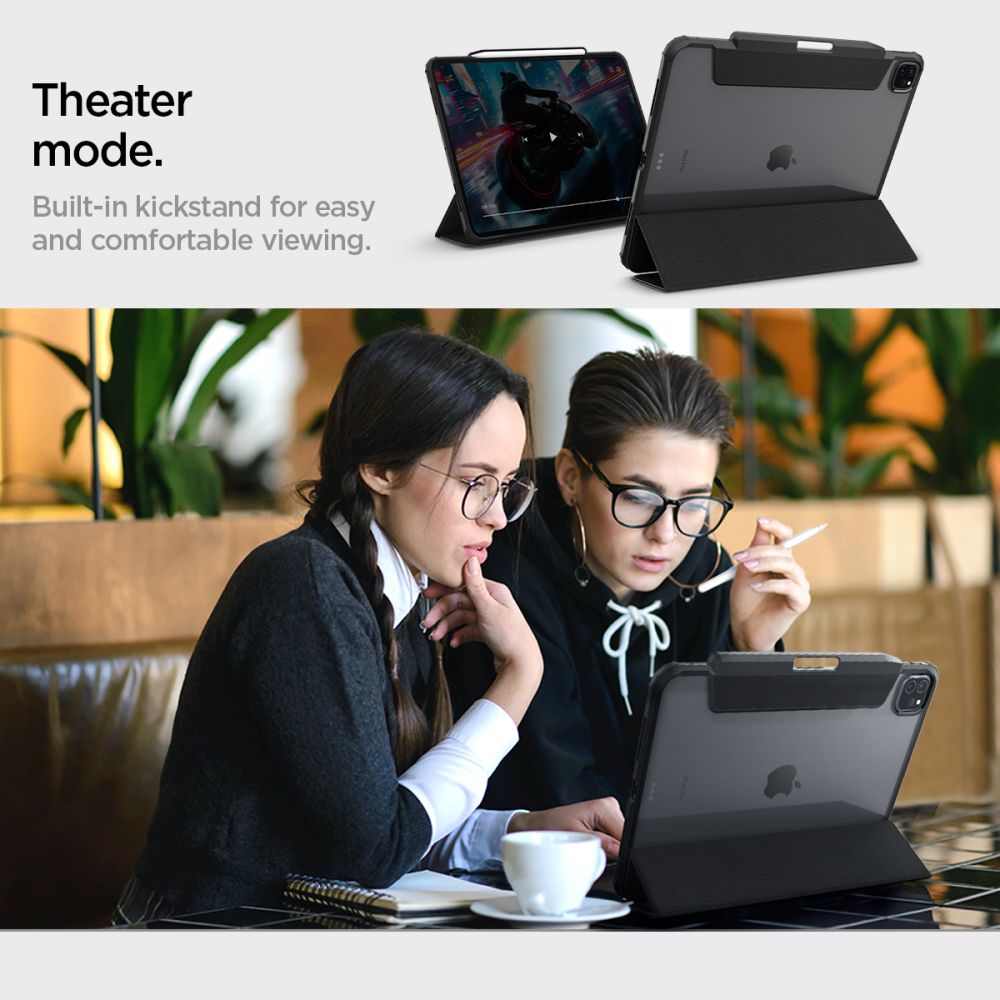 ETUI SPIGEN ULTRA HYBRID ”PRO” IPAD PRO 13” 7 / 2024 CZARNE