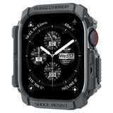 ETUI NAKŁADKA SPIGEN RUGGED ARMOR APPLE WATCH 10 (46 MM) DARK GREY SZARE