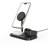 ŁADOWARKA INDUKCYJNA 3W1 TECH-PROTECT QI15W-A22 MAGNETIC WIRELESS MAGSAFE CZARNY