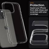 ETUI SPIGEN ULTRA HYBRID IPHONE 16 PRO CRYSTAL CLEAR TRANSPARETNE