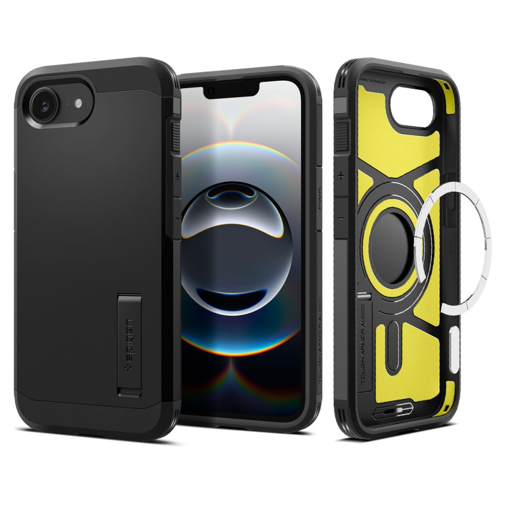 ETUI SPIGEN TOUGH ARMOR MAG MAGSAFE IPHONE 16E CZARNE