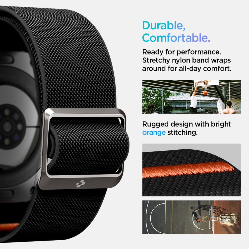 PASEK SPIGEN FIT LITE SAMSUNG GALAXY WATCH ULTRA (47 MM) BLACK CZARNY