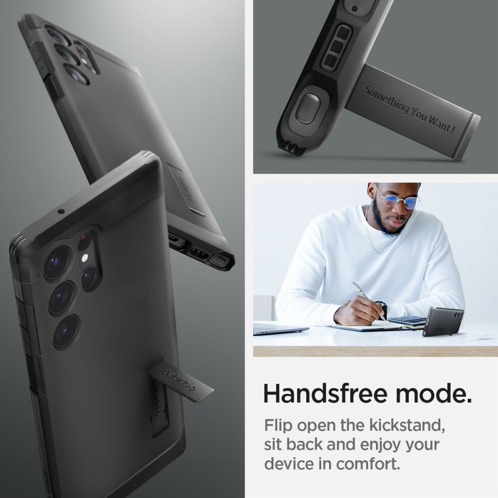 ETUI SPIGEN TOUGH ARMOR SAMSUNG GALAXY S23 ULTRA BLACK CZARNE