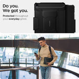 ETUI SPIGEN RUGGED ARMOR ”PRO” IPAD AIR 10.9” 4 / 5 / 2020-2022 / 11” 6 / 7 / 2024-2025 CZARNY