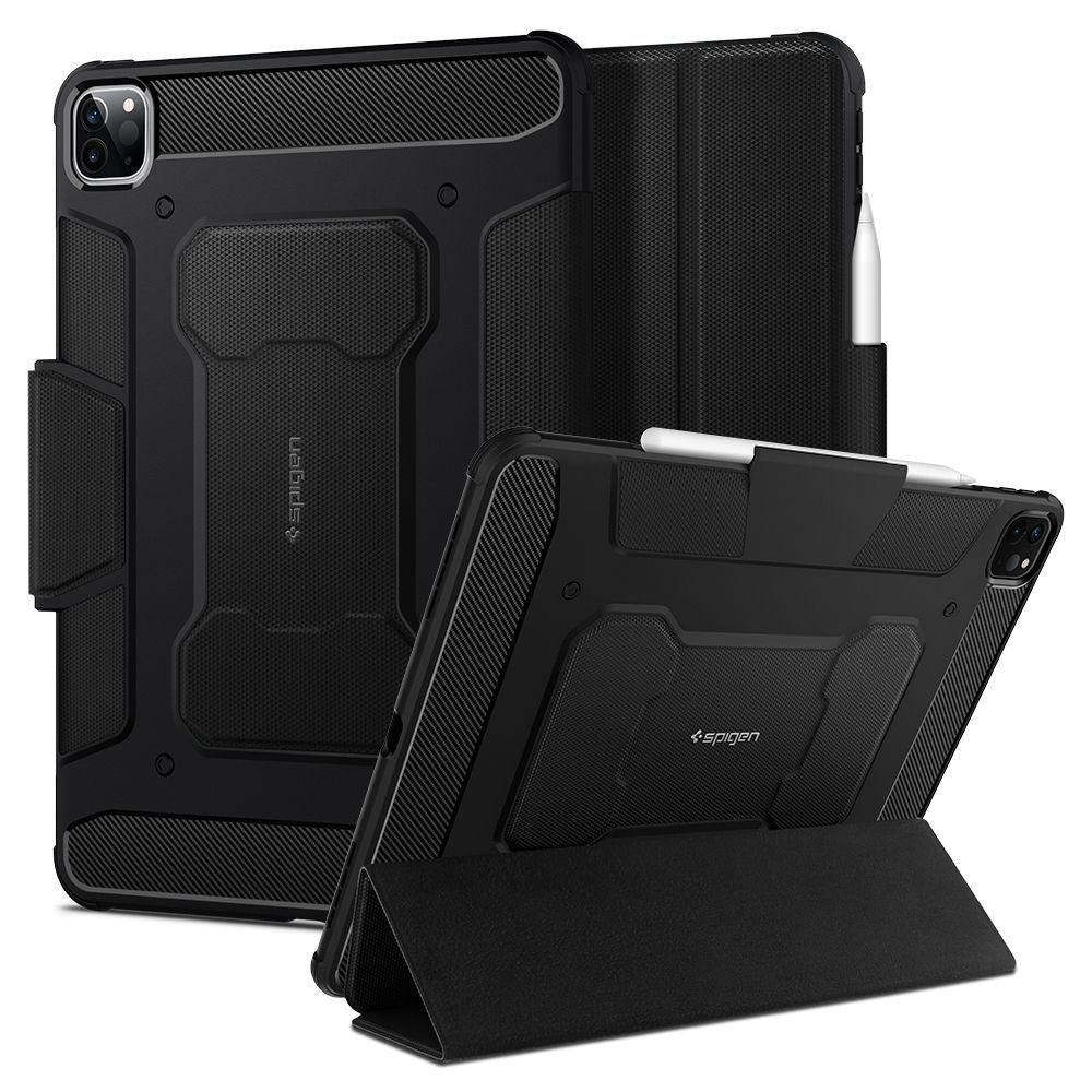 ETUI SPIGEN RUGGED ARMOR ”PRO” IPAD PRO 11” 2 / 3 / 4 / 2020-2022 CZARNY