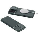 ETUI SPIGEN OPTIK ARMOR MAG MAGSAFE IPHONE 16 PRO ABYSS GREEN ZIELONE