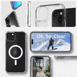 ETUI SPIGEN ULTRA HYBRID MAG MAGSAFE IPHONE 15 BIAŁE