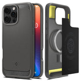 ETUI SPIGEN RUGGED ARMOR MAG MAGSAFE IPHONE 16 PRO MAX SZARE